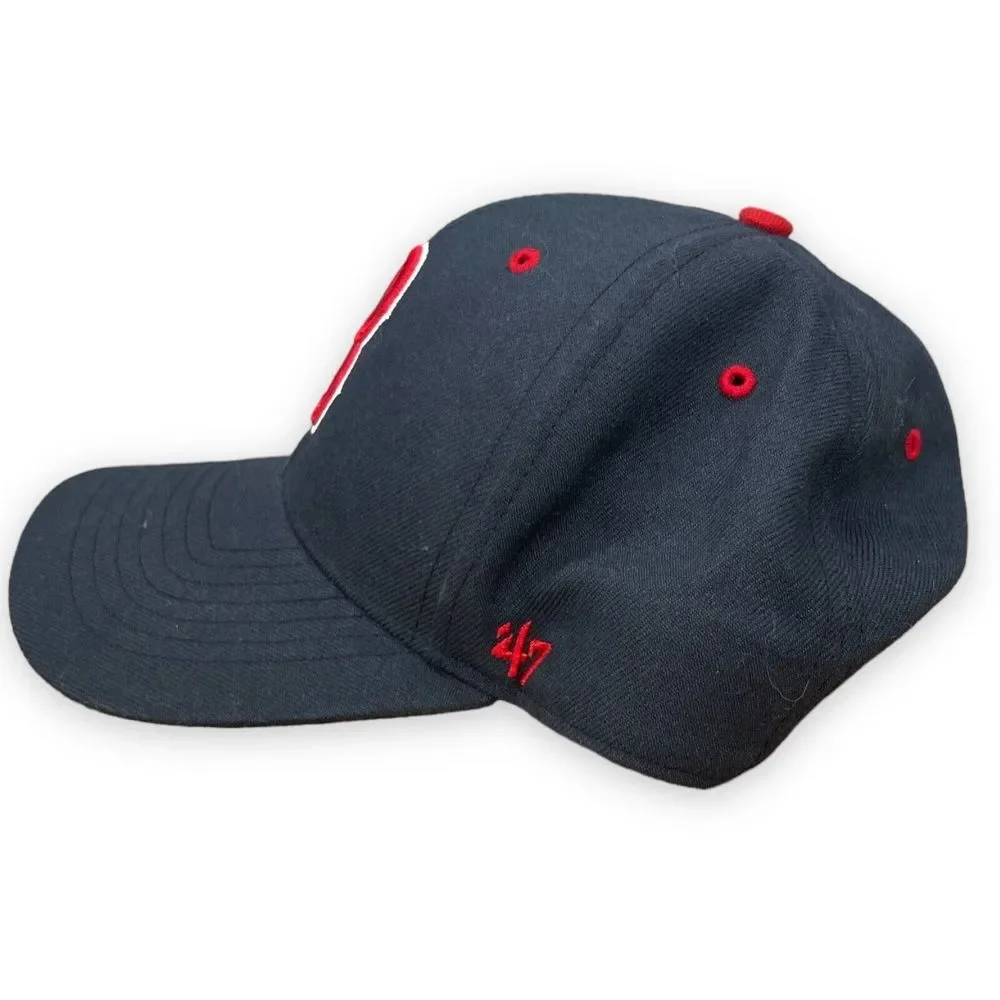 Boston Red Sox Hat OSFA Blue Snapback FENWAY Spellout 47 Fenway Park‎ Collection
